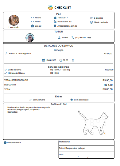 Checklist Detalhado